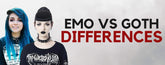What is the difference between Emo and Goth?